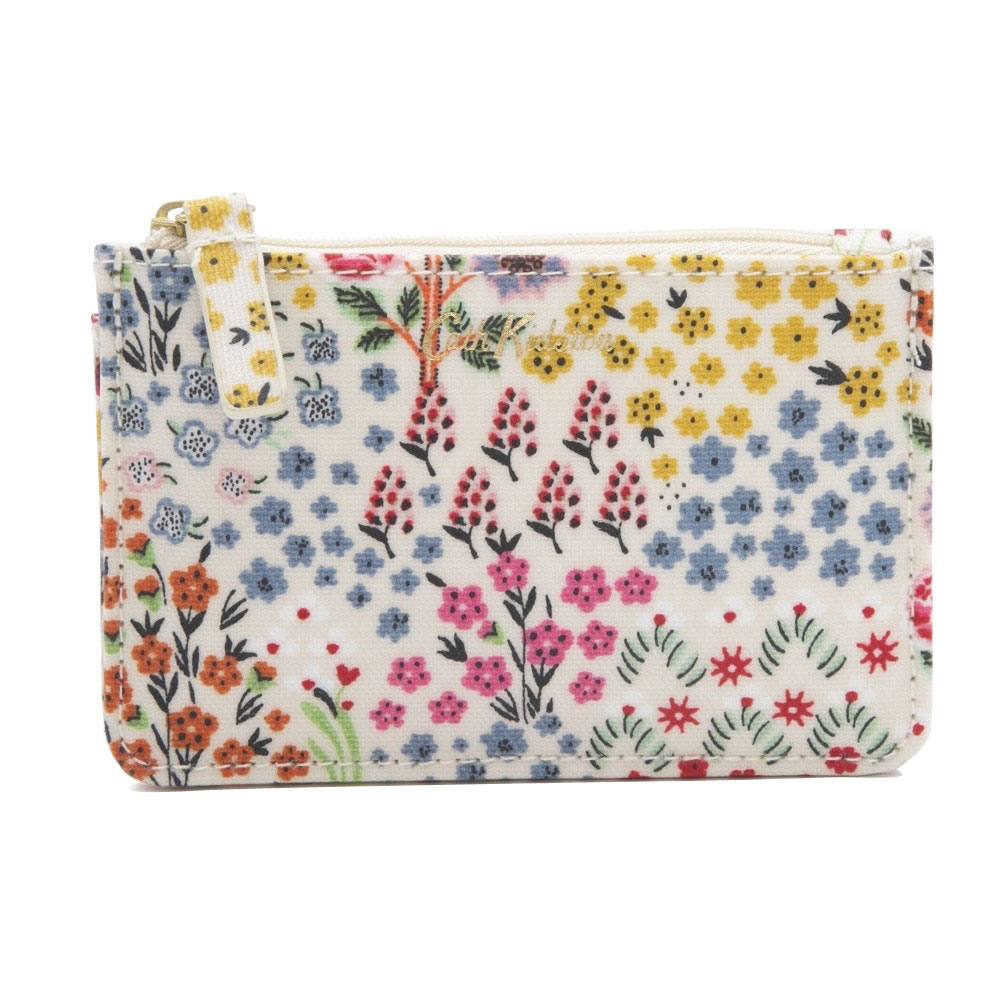 キャスキッドソン Cath Kidston パスケース 財布 1042238 106275718376102 SMALL CARD COIN  PURSE カードケース コインケース 小銭入れ CREAM KINGDOM DITSY クリーム系 フラワー柄マルチ 【予約受付中】