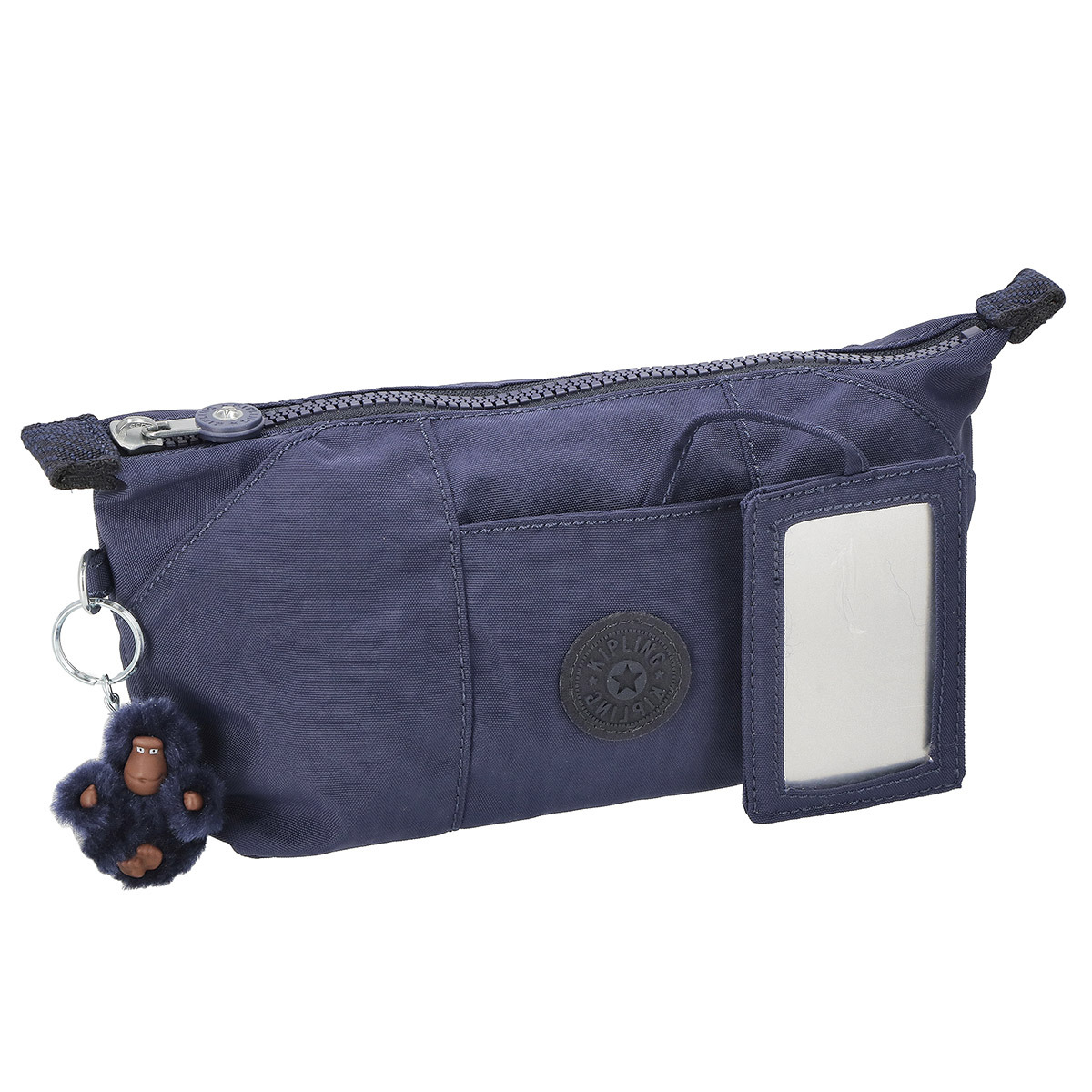 【百貨店SALE客体商いもの】ラドヤード・キプリング kipling 合切袋 KI3238 17N ART POUCH 工芸合切袋 鏡鑑付き添い人 かざり付ける合切袋 コスメポーチ 小入れもの レディース ネイビーブルー系