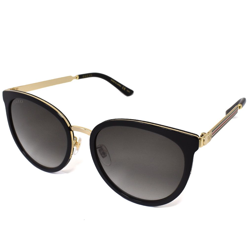 グッチ GUCCI サングラス ブラック GG0077SK-001 アジアンフィット レディース メンズ ユニセックス