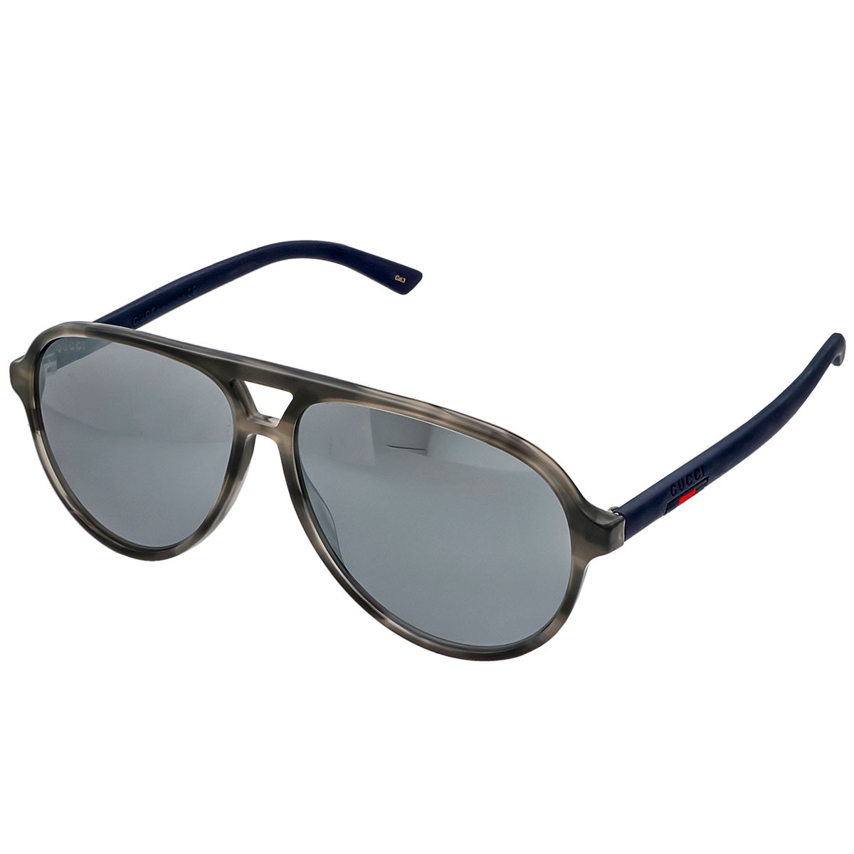グッチ GUCCI 黒眼鏡 アジアン相応う GG0423S 010 ティアドロップ型 メンズ 薄墨色＋青み