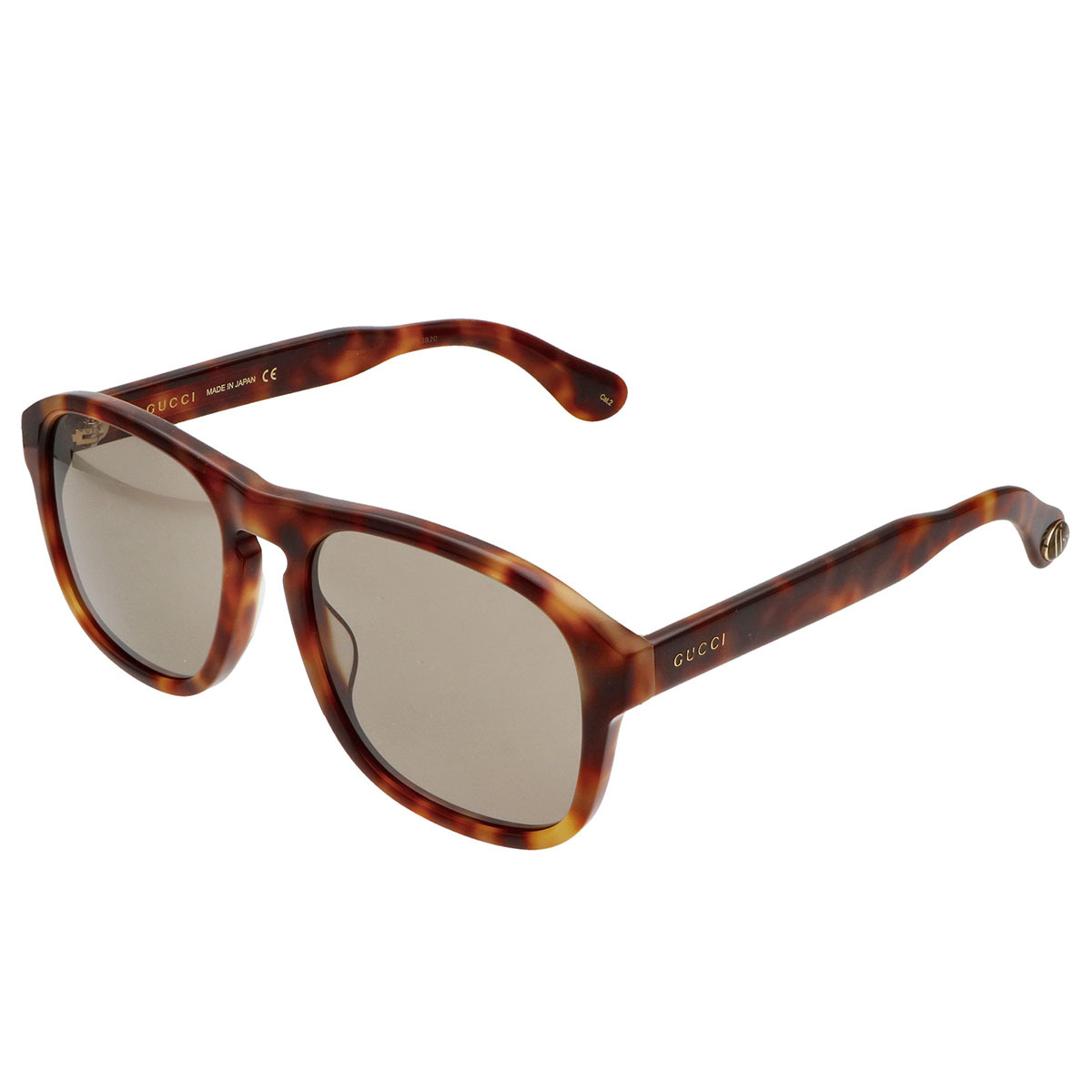 グッチ GUCCI サングラス アジアンフィット GG0583S 003 スクエア型 メンズ ブラウン系マーブル＋ブラウン