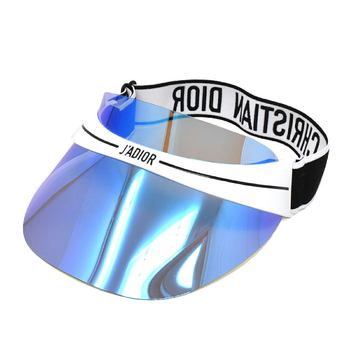 クリスチャンディオール Dior サンバイザー かぶり笠 UVとり捨てる 目かくし CLUB1-G0Y VISOR クラブサンバイザー レディース ユニ一発やる MTWHT BLU MR 青み系+白いこと+黒いこと