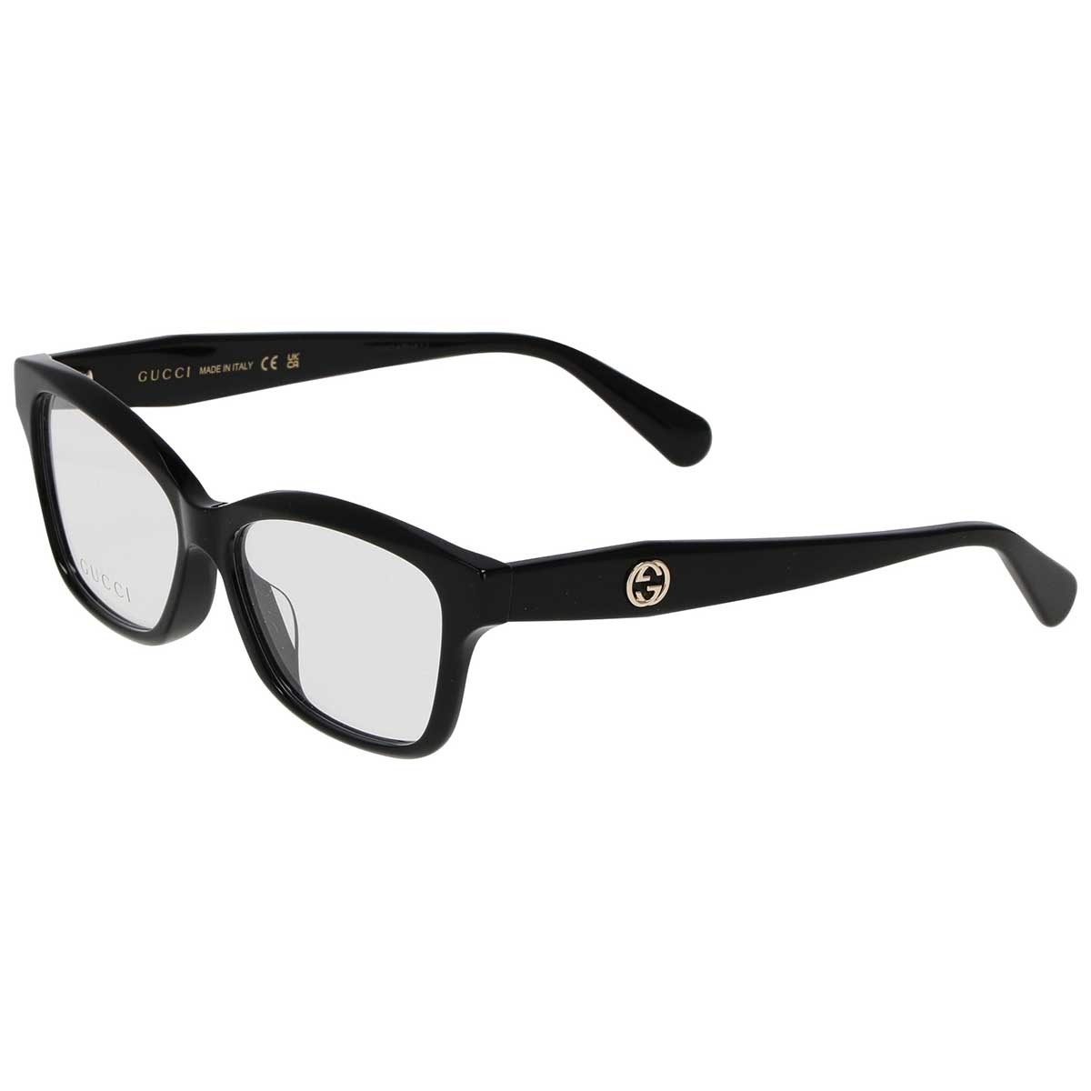 グッチ GUCCI 眼鏡ひな形 メガネ ひな形のみ GG0801OA-001 オプティカルフレーム 稲荷 レディース 黒いこと