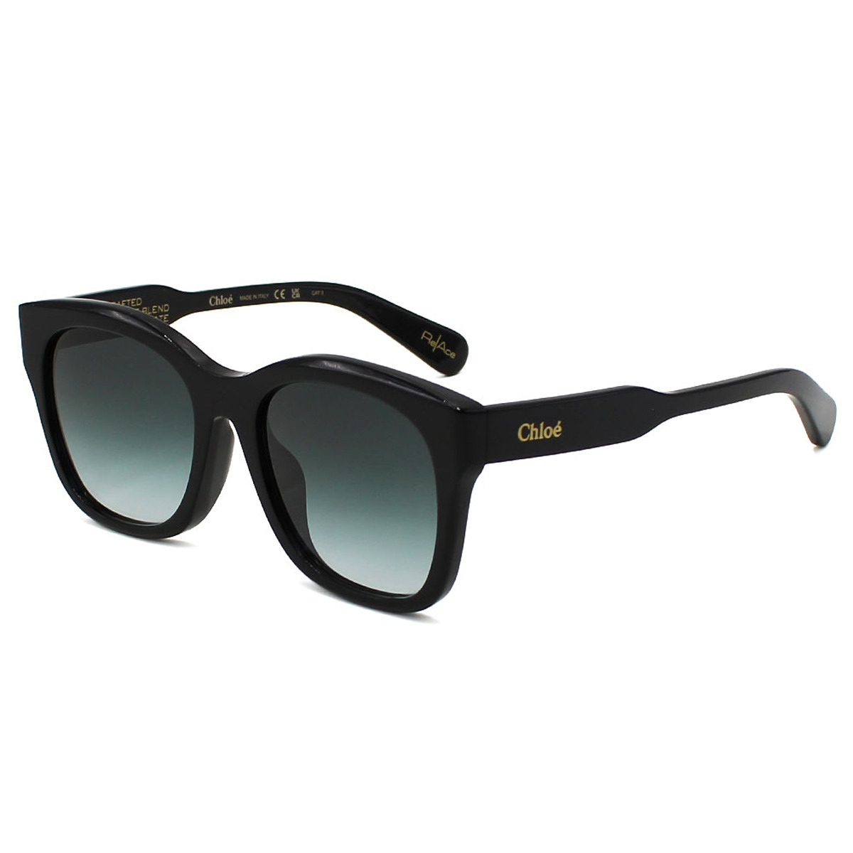 クロエ Chloe サングラス アイウェア アジアンフィット UVカット CH0194SK-001 ウェリントン型 メンズ レディース ユニセックス ブラック+グレーグラデーション|Salada Bowl-おしゃれブランド通販