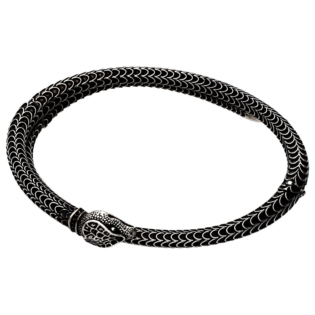 【美品】​GUCCI レザー ブレスレット 黒 ロゴ刻印 メンズ ユニセックス t19445.jpg