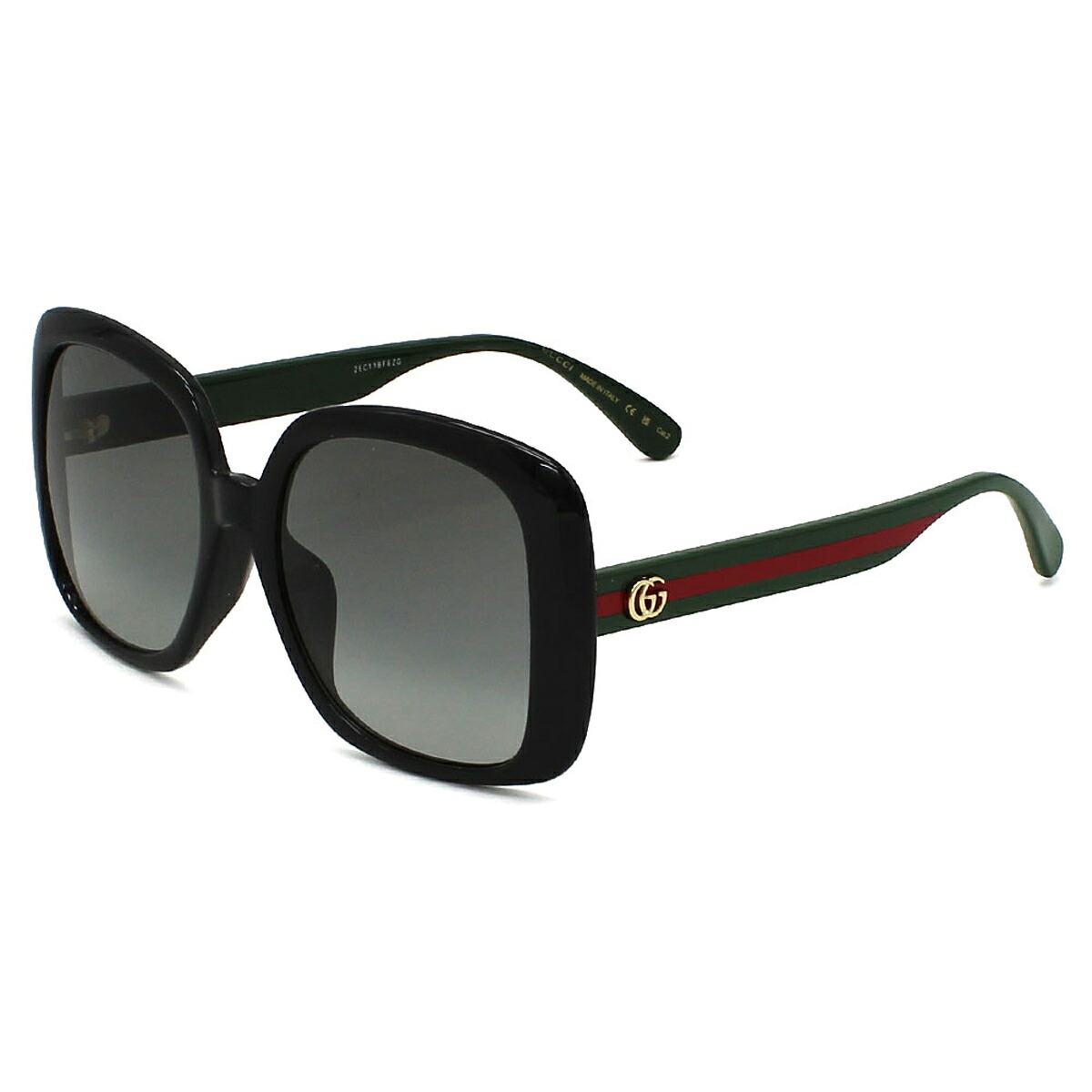 グッチ GUCCI サングラス アジアンフィット アイウェア UVカット スクエア GG0714SA-001 メンズ レディース ユニセックス ブラック+グレーグラデーション 国内正規品｜Salada Bowl-おしゃれブランド通販
