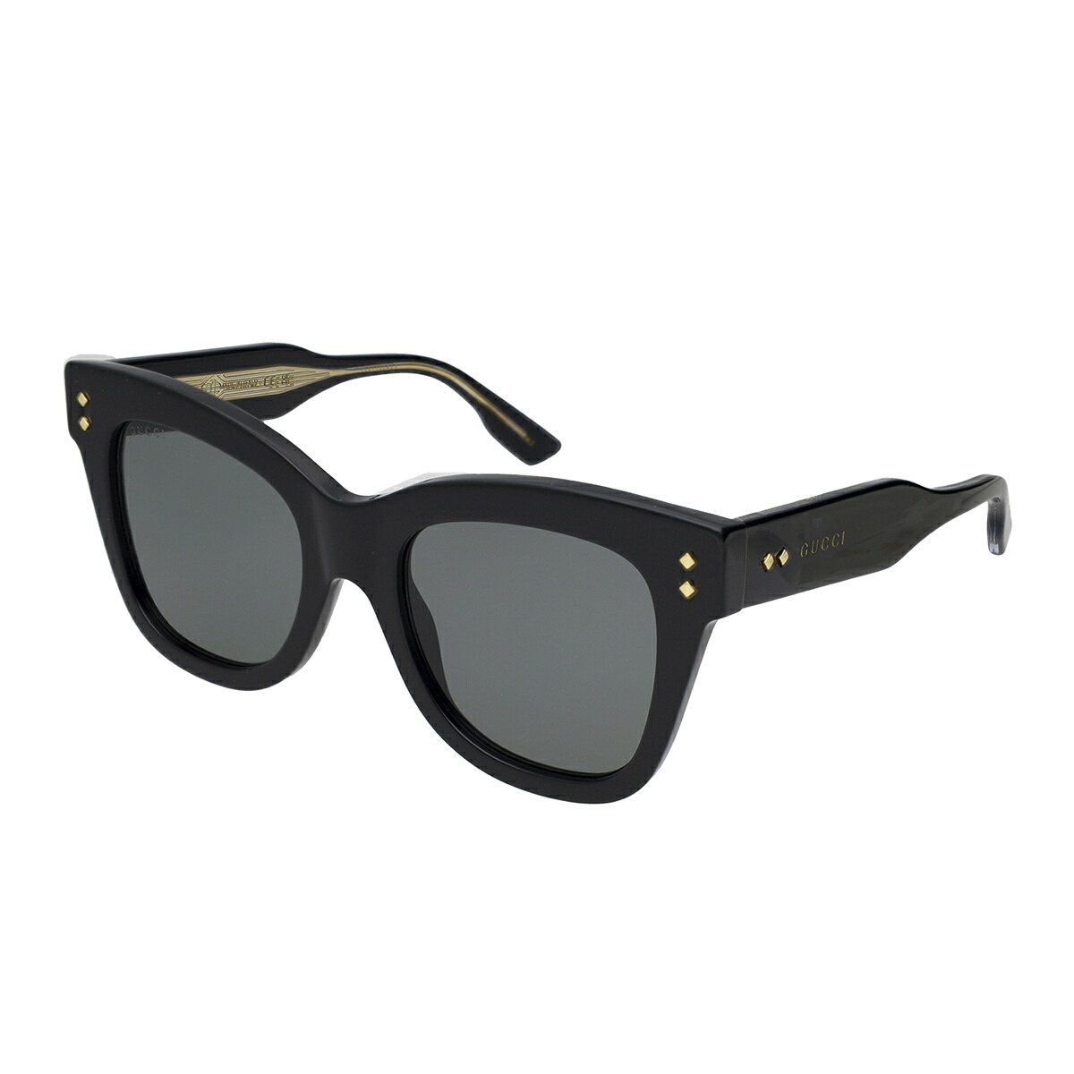 グッチ GUCCI サングラス アイウェア UVカット スクエア GG1082S-001 レディース ブラック+グレー｜Salada Bowl-おしゃれブランド通販 44,600円