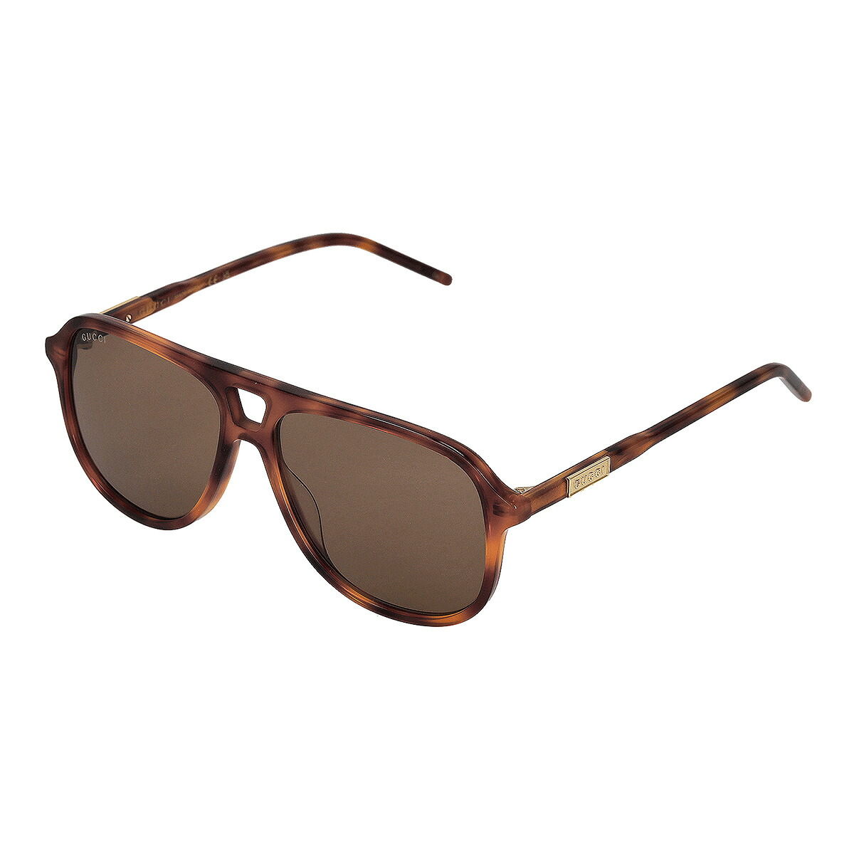 グッチ GUCCI サングラス アイウェア UVカット GG1156S-003 アビエーター型 メンズ ハバナ+ブラウン｜Salada Bowl-おしゃれブランド通販