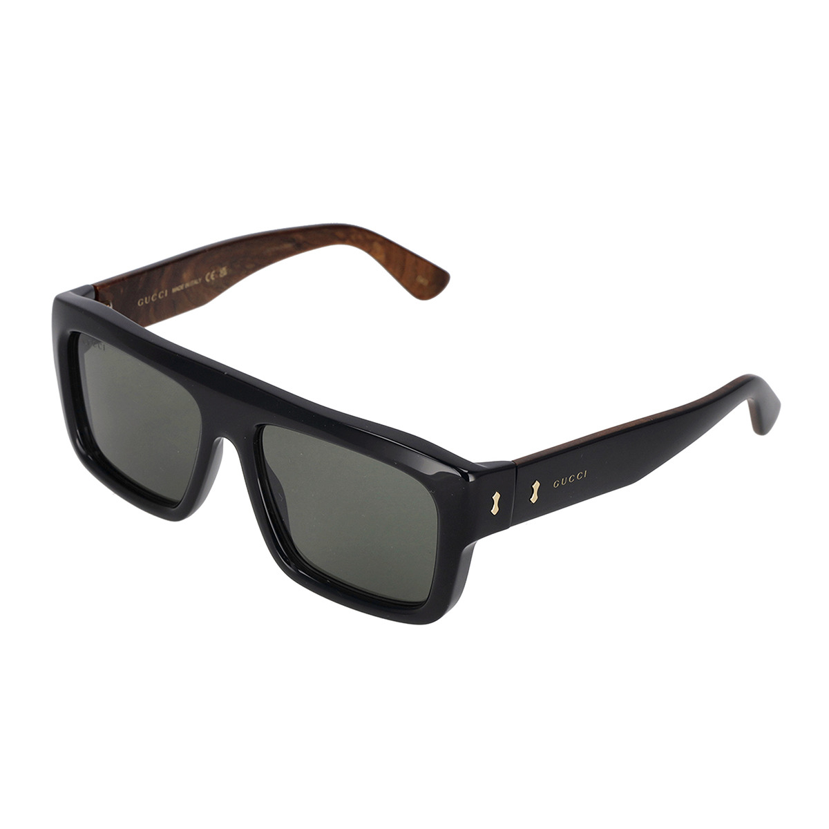 グッチ GUCCI サングラス アイウェア UVカット GG1461S-001 ウェリントン型 メンズ ブラック+グレー 28,210円