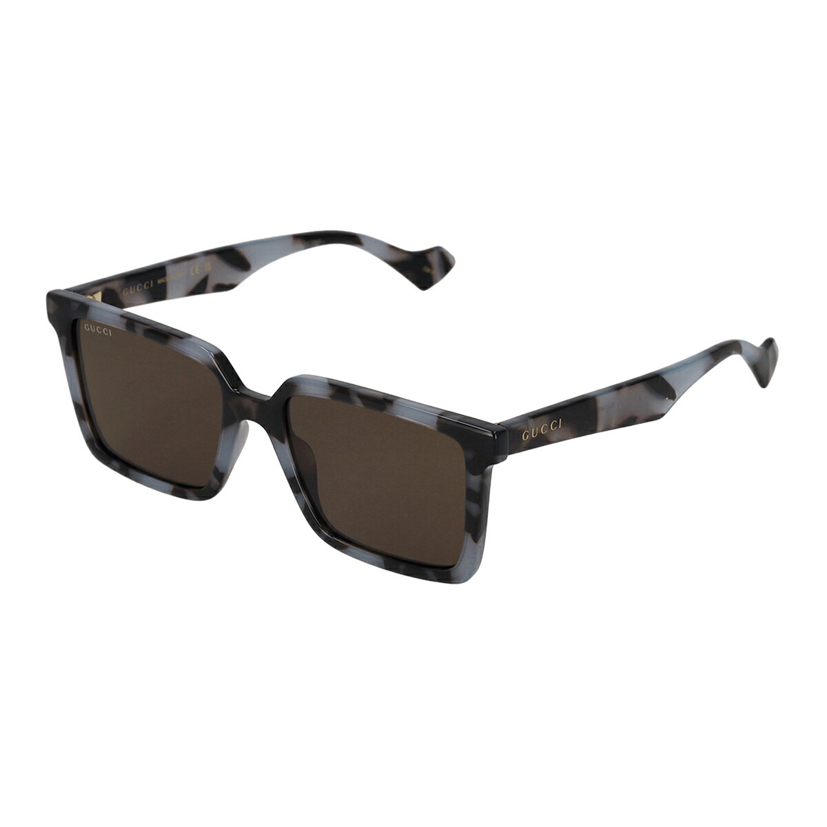グッチ GUCCI 黒眼鏡 アイウェア UV取りすてる 真四角 GG1540S-005 メンズ 薄墨色+黒いこと+赤銅色
