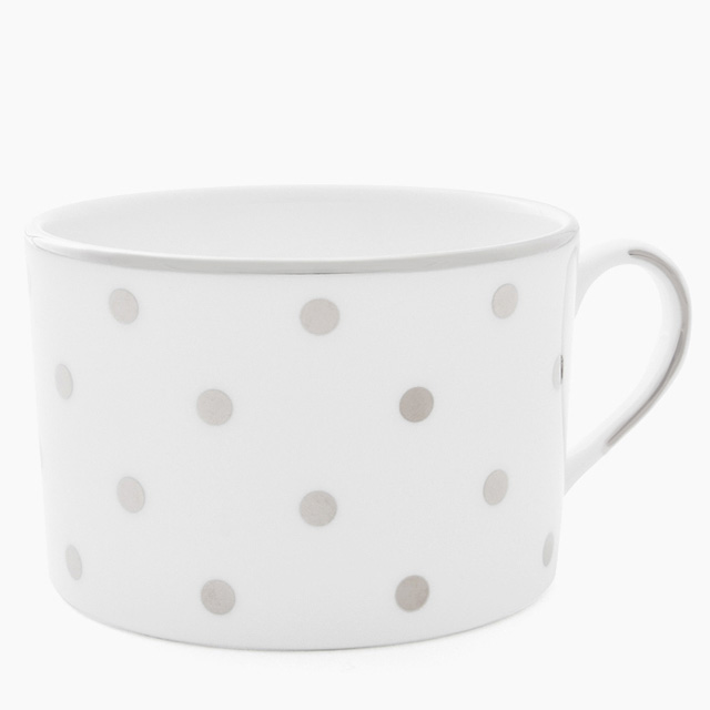 クリアランスバーゲン ケイト スペード Kate Spade New York ララビー ロード プラチナ カップ Larabee Road Platinum Cup ホワイト White ティーカップ コーヒーカップ マグカップ ケイトスペード Kate Spade New York ララビー ロード プラチナ カップ Larabee Road