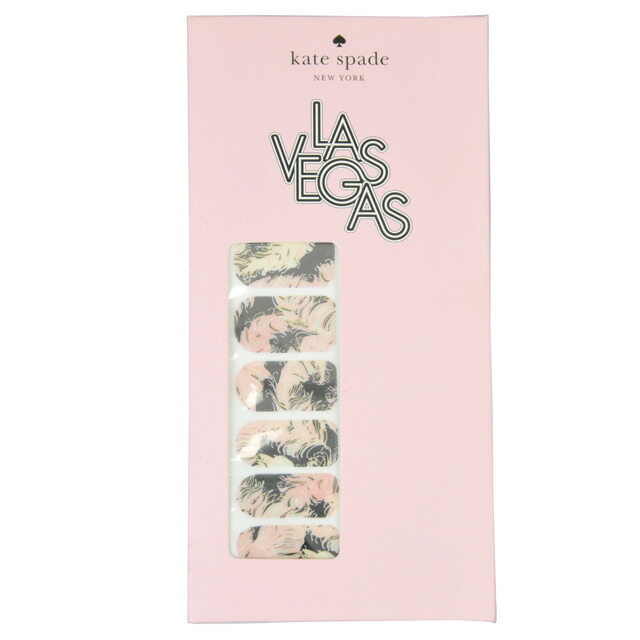 ケイト スペード ピンク系 Lasvegas ニューヨーク アート New Kate カジノ 2種セット Spade York 羽 トランプ ネイル ラスベガスコレクション ネイルシール