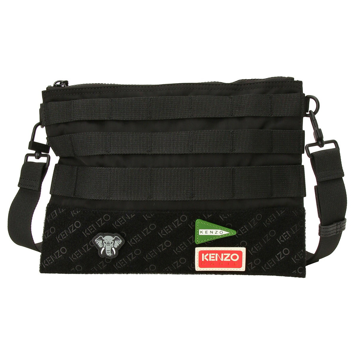 KENZO ボディバッグ オリーブグリーン　ブローチセット KENZO(ケンゾー) ウエストバッグFD55SA467F26 FD55SA467F26