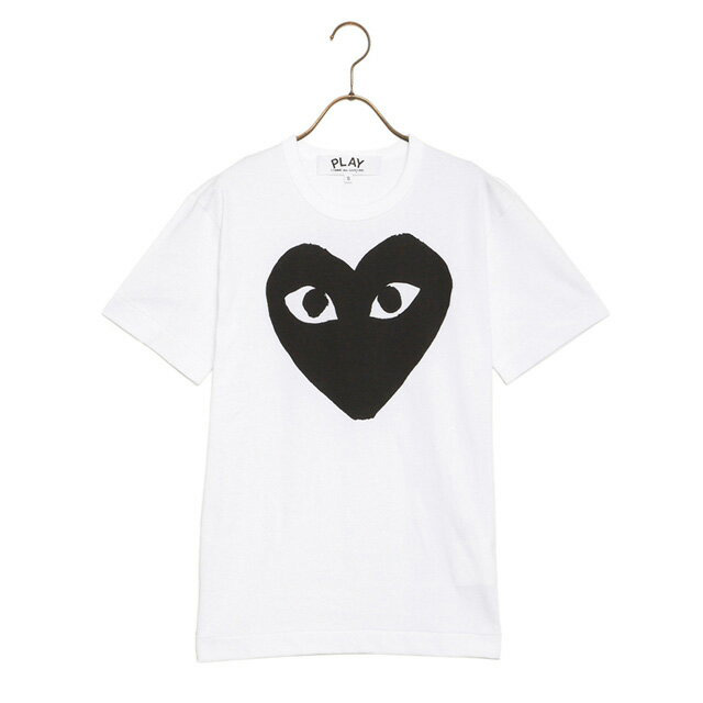 楽天市場 コムデギャルソン Comme Des Garcons Tシャツ メンズ Play Heart Logo Tee プレイハートロゴ 半袖 Az T070 051 White Black ホワイト ブラックハート Salada Bowl おしゃれブランド通販