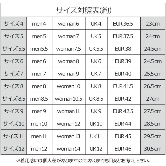 cdg x converse size chart