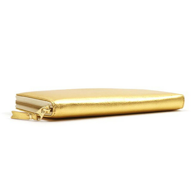 comme des garcons gold wallet