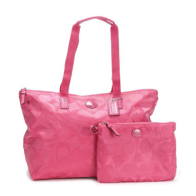 coach foldable tote bag