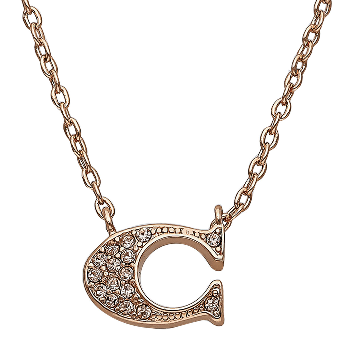 楽天市場】コーチ COACH ネックレス アクセサリー シルバー Cロゴ