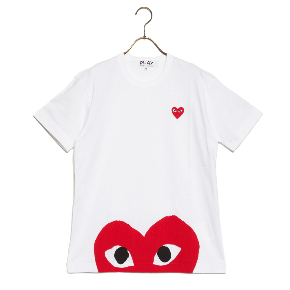 【楽天市場】コムデギャルソン COMME des GARCONS Tシャツ ティーシャツ メンズ az-t034-051-1 RED PLAY