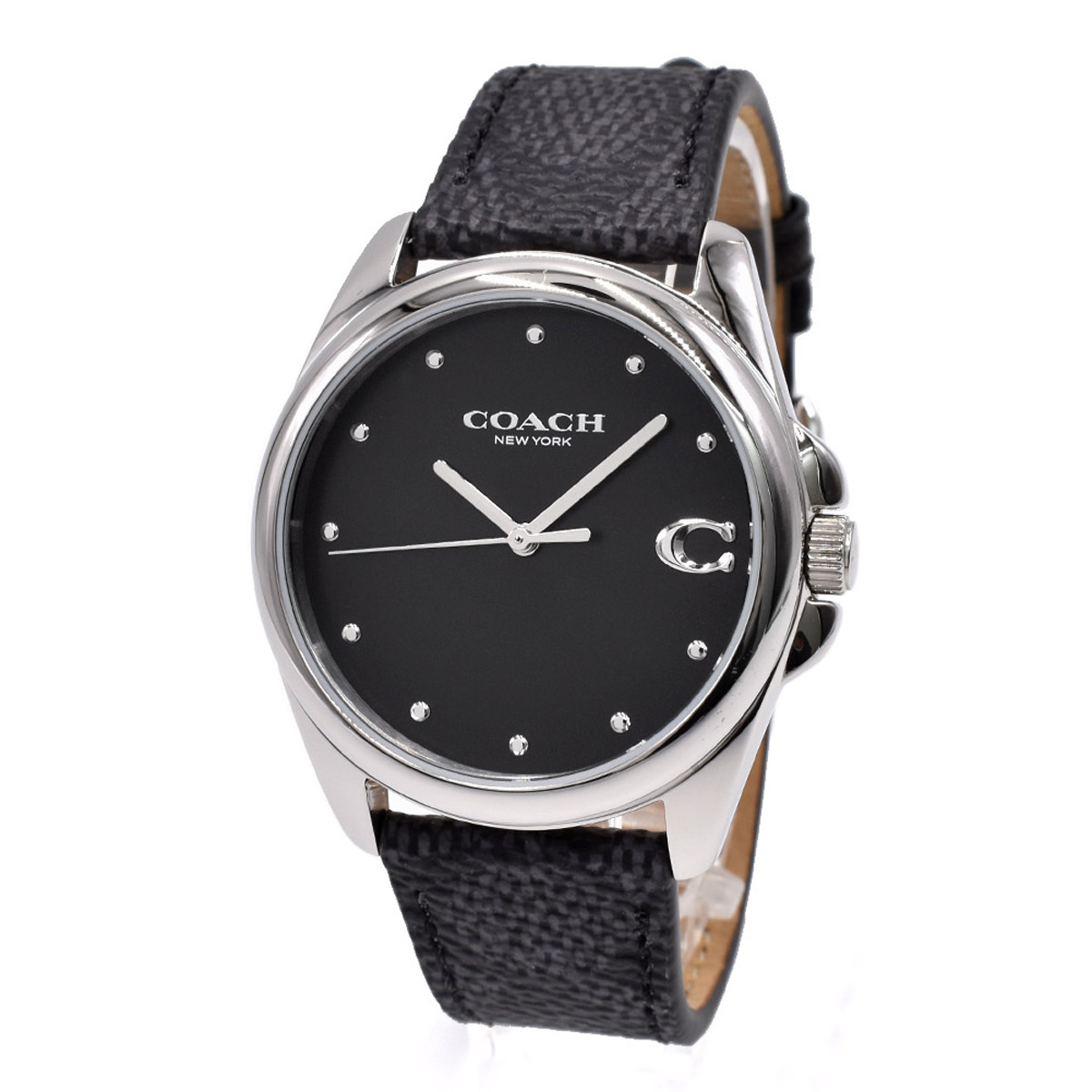 コーチ COACH 腕時計 14504112 Greyson グレイソン シグネチャー アナログ 時計 レディース ウォッチ ブラック クオーツ 海外正規品 24,893円