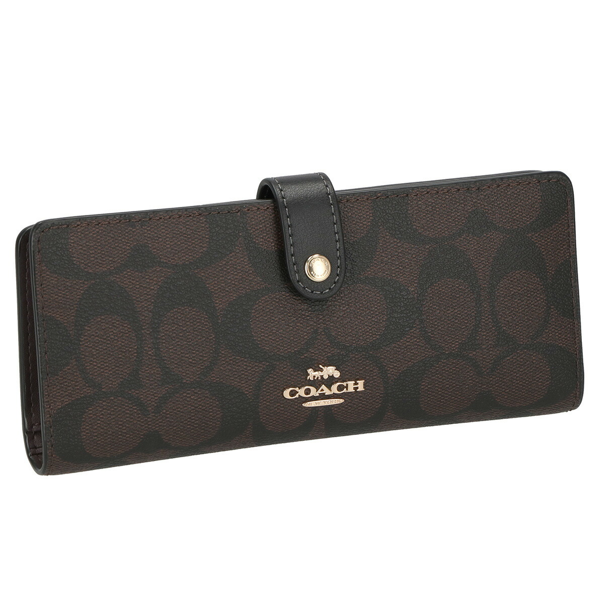 新品未使用　COACHコーチ F73397 ブラック 長財布　パックマン COACH コーチ 財布 長財布 F73397 IMA47 パックマン レザー