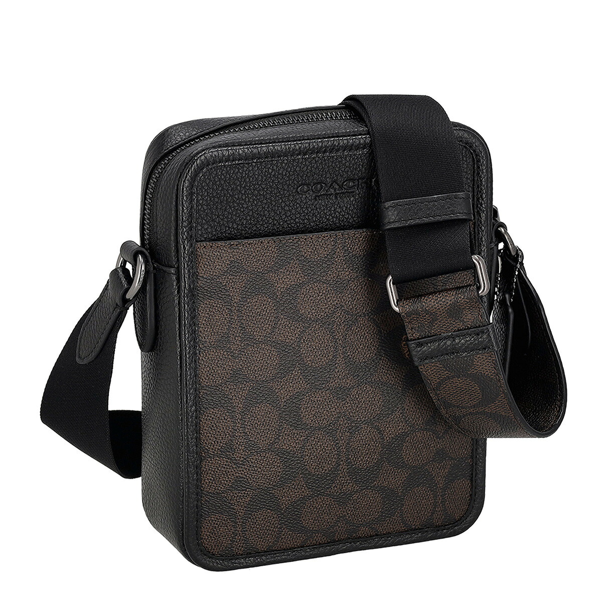 コーチ ファクトリー アウトレット COACH FACTORY バッグ ショルダーバッグ 肩掛けバッグ 斜め掛けバッグ CAT78 QBXAM メンズ ブラック+ダークブラウン