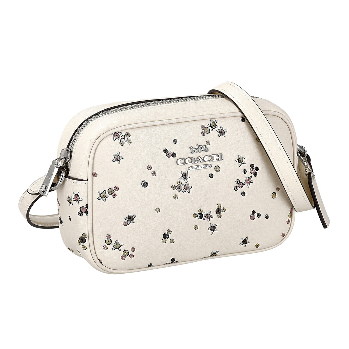 コーチ ファクトリー アウトレット COACH FACTORY バッグ ショルダーバッグ 斜め掛けバッグ 肩掛けバッグ CCI73 SVCAH ミニ ジェイミー カメラ バッグ ウィズ スター プリント レディース アイボリー系｜Salada Bowl-おしゃれブランド通販