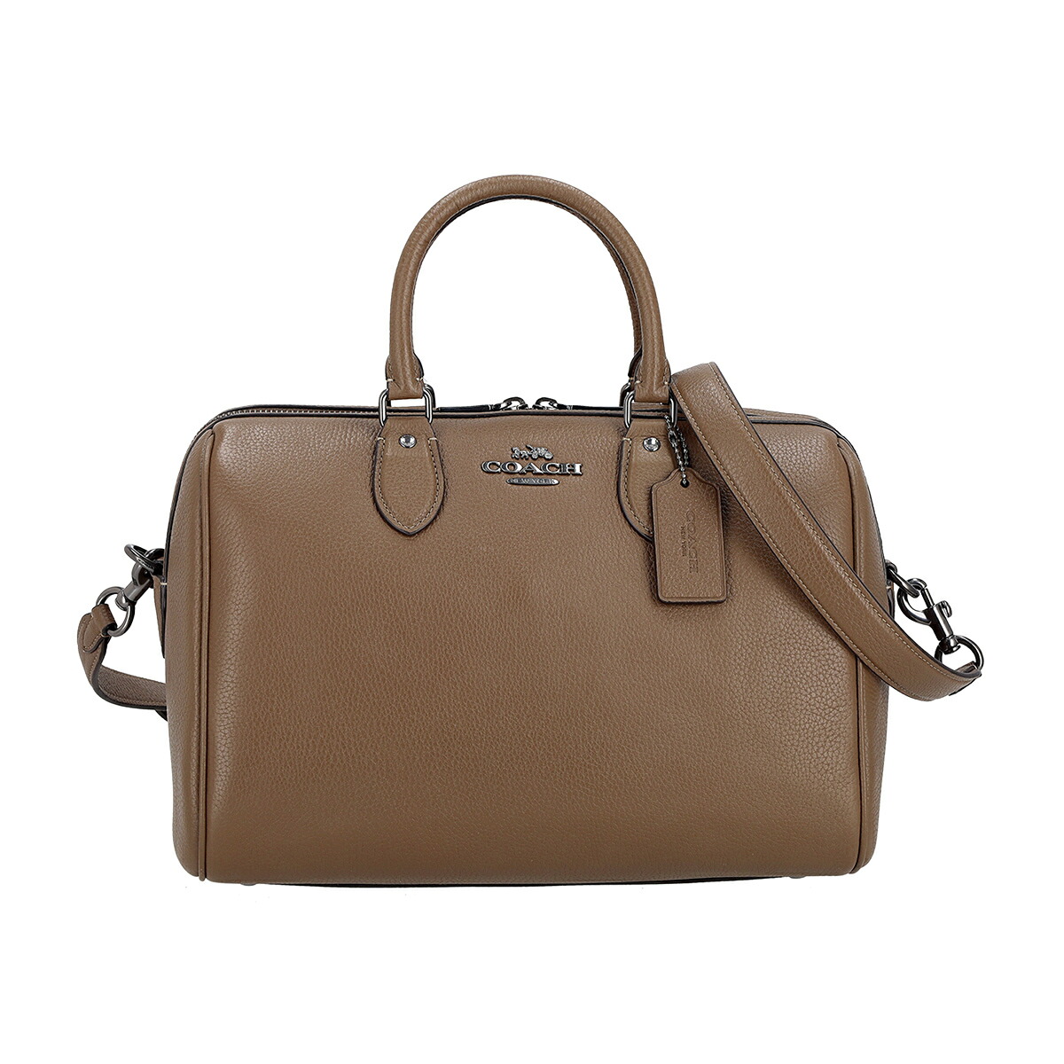 コーチ ファクトリー アウトレット COACH FACTORY バッグ 2way ハンドバッグ トートバッグ 手提げ ショルダーバッグ 斜め掛けバッグ CV960 QBCBD ローアン ラージ サッチェル レディース ブラウン｜Salada Bowl-おしゃれブランド通販