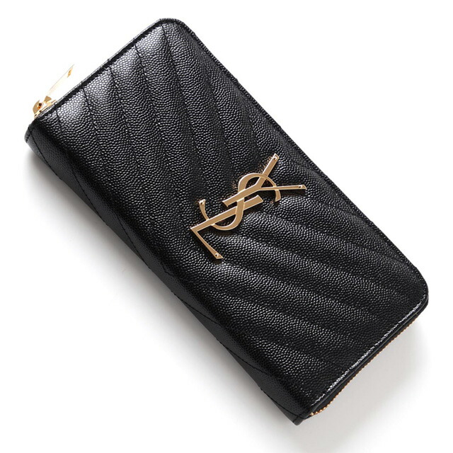 yves saint laurent black wallet