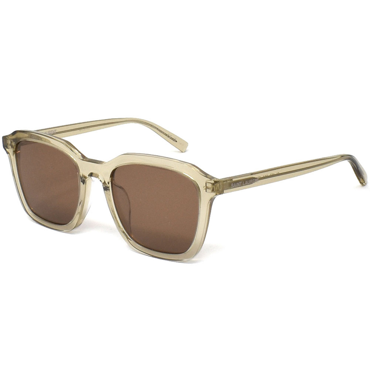 サンローラン SAINT LAURENT サングラス UVカット SL 457 004 メンズ レディース ユニセックス イエロー(クリア)+ブラウン｜Salada Bowl-おしゃれブランド通販