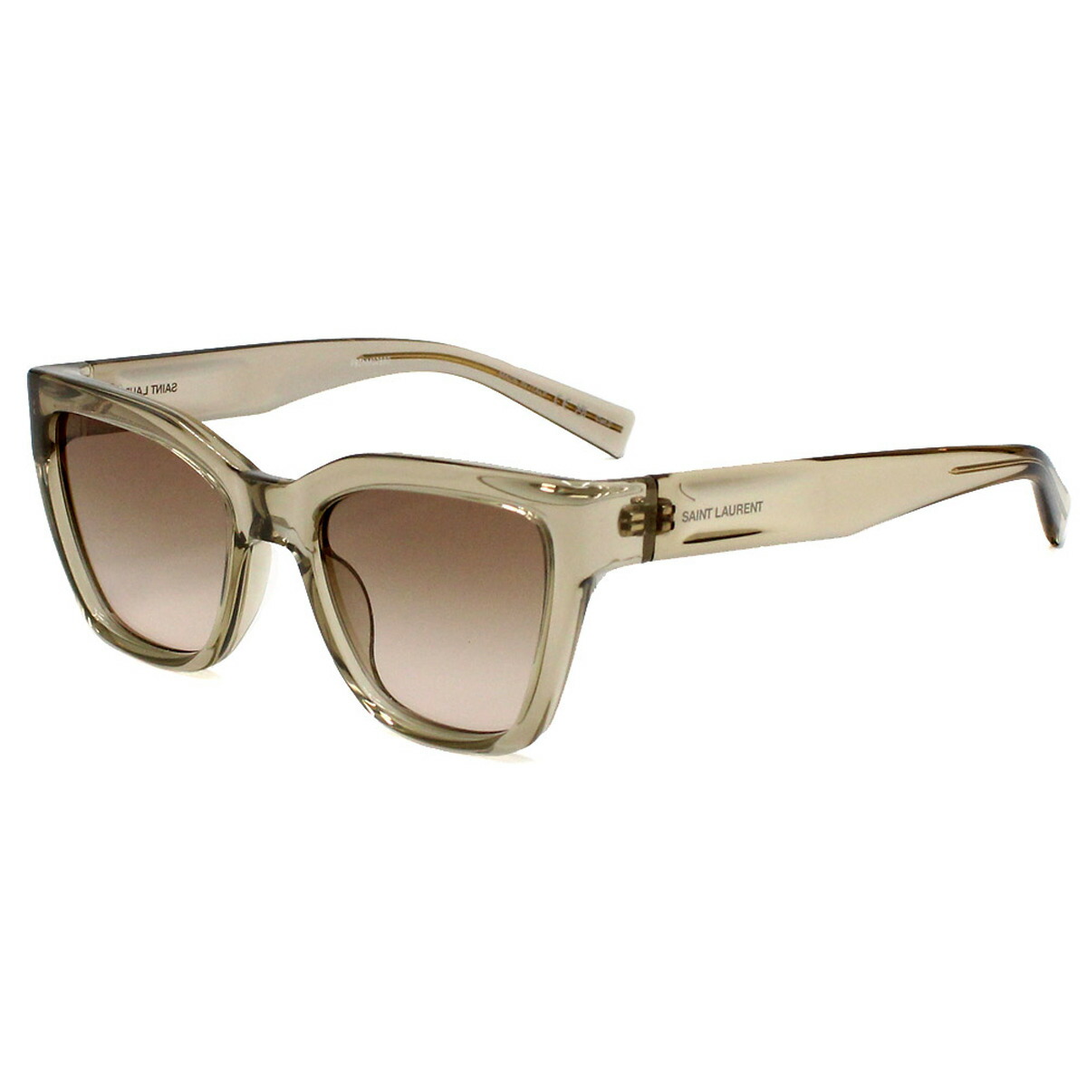 サンローラン SAINT LAURENT 黒眼鏡 SL 641-005 アイウェア ウェリントン型 かっこ良い メンズ レディース ユニ一発やる 黄色 赤銅色グラデーション