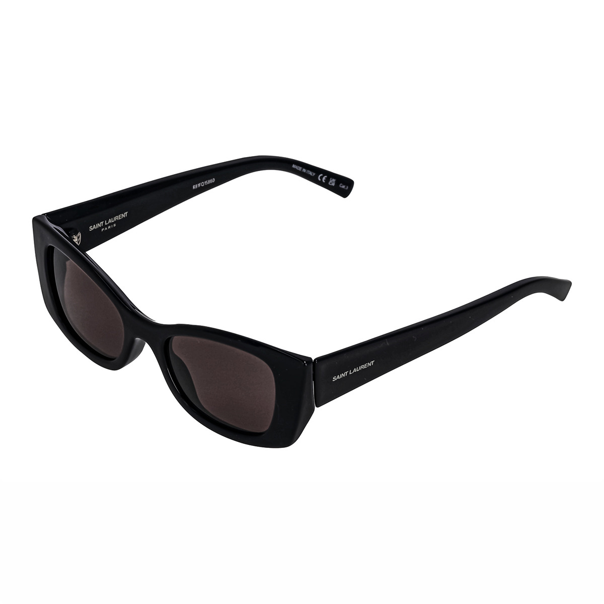 サンローラン SAINT LAURENT サングラス アイウェア UVカット キャットアイ SL 593-001 レディース ブラック+グレー｜Salada Bowl-おしゃれブランド通販