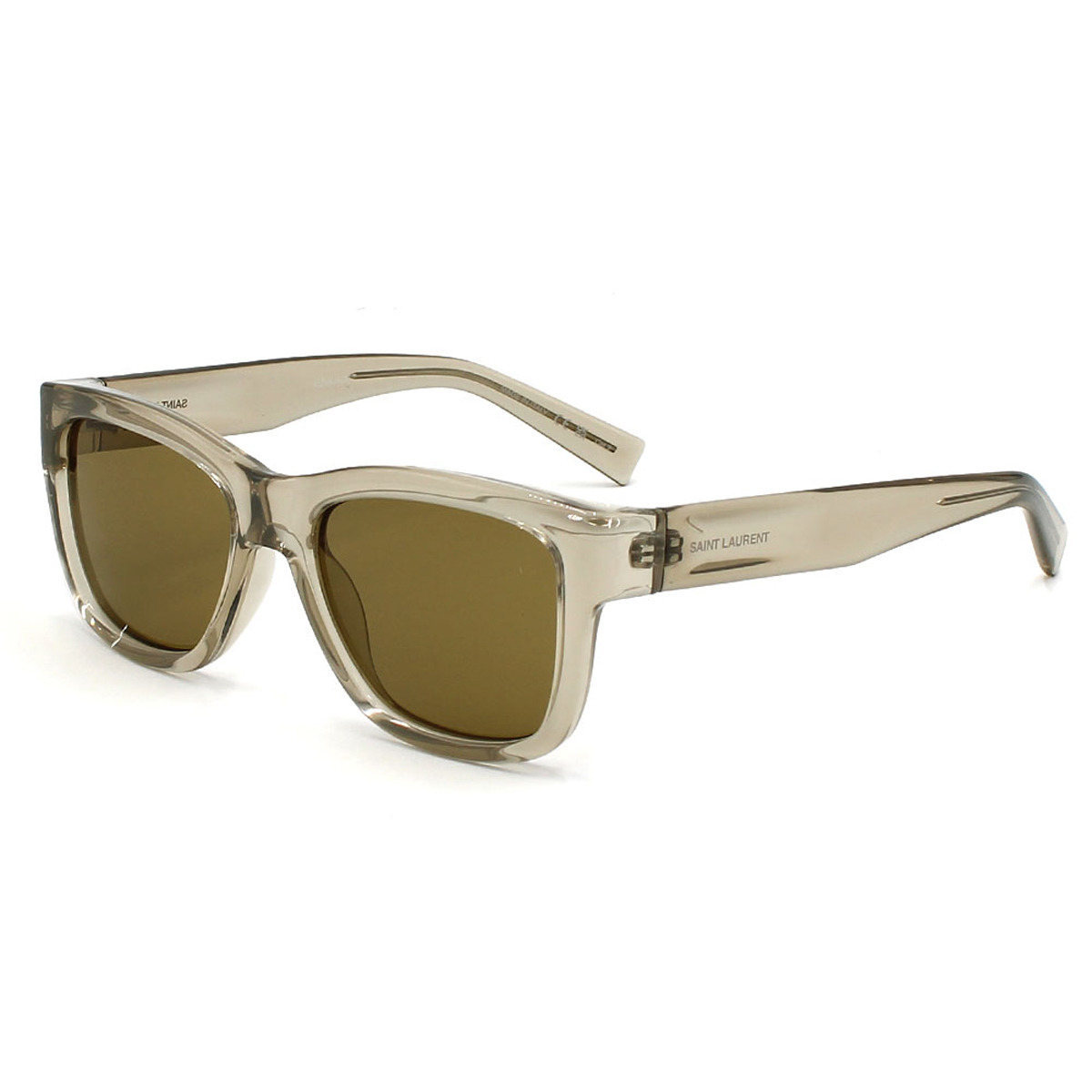 サンローラン SAINT LAURENT 黒眼鏡 世界的相応う SL 674-005 ウェリントン型 メンズ レディース ユニ一発やる ベージュ+赤銅色 国内置き目品