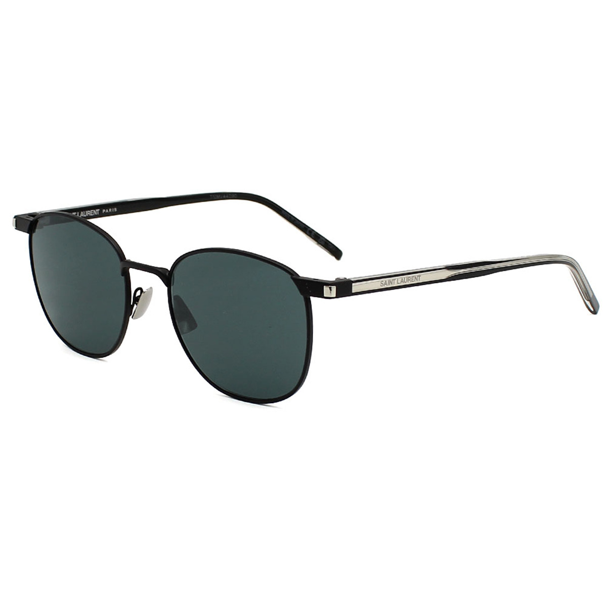 サンローラン Saint Laurent サングラス ノーズパッド アイウェア UVカット ラウンド SL 747-001 メンズ レディース ユニセックス ブラック