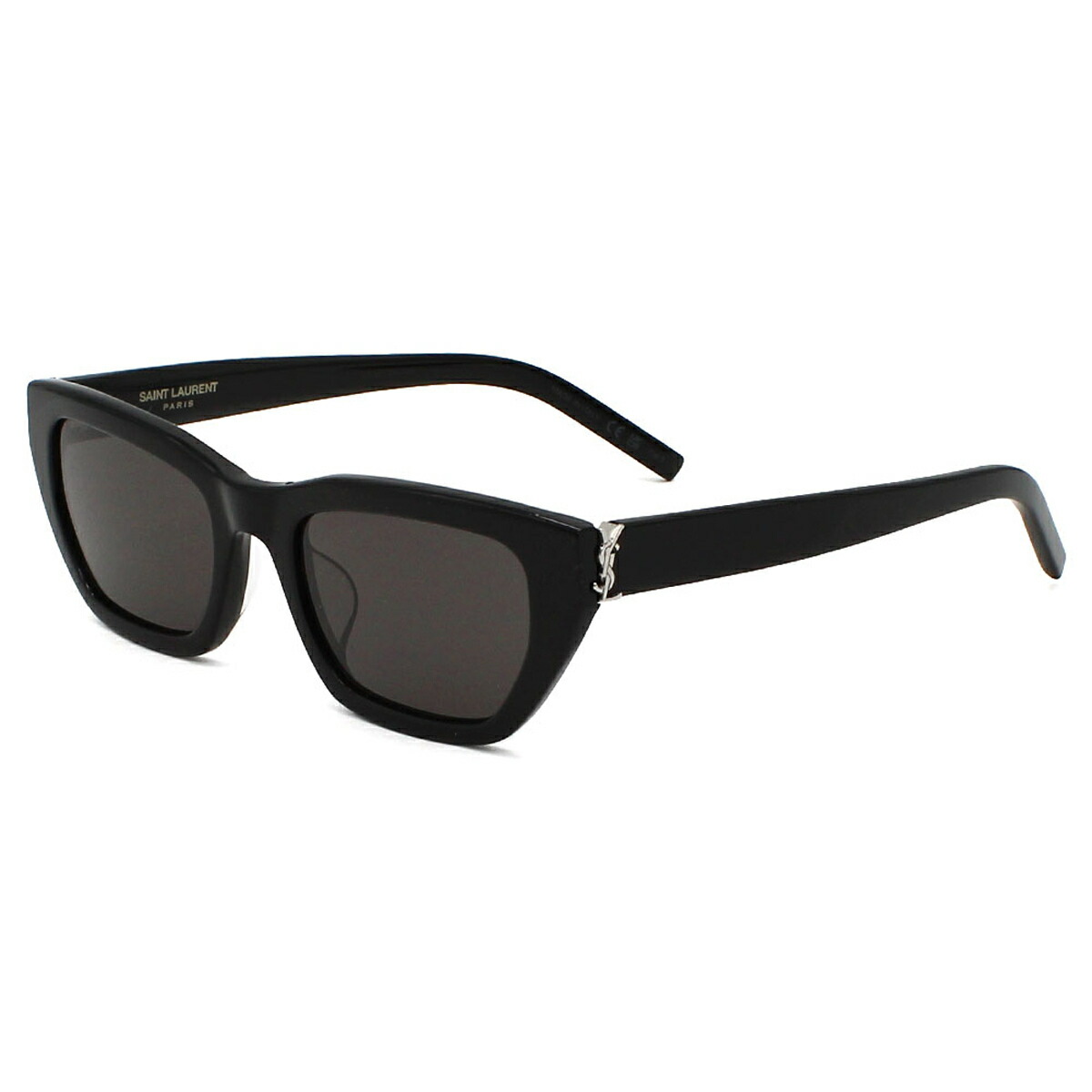 サンローラン SAINT LAURENT サングラス アジアンフィット UVカット アイウェア キャッツアイ SL M127F-001 メンズ レディース ユニセックス ブラック 国内正規品