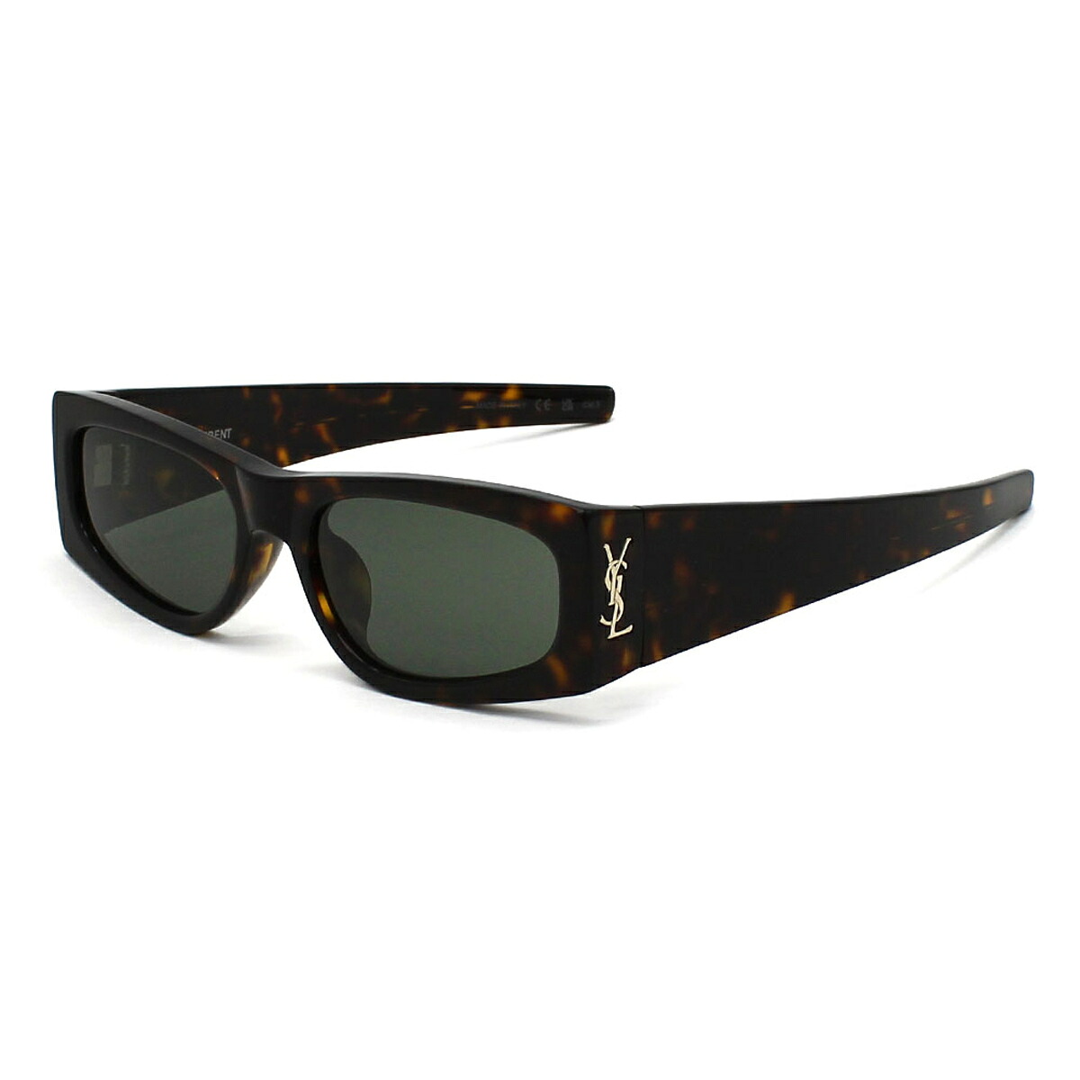サンローラン SAINT LAURENT サングラス アジアンフィット UVカット アイウェア スクエア SLM140/F-003 メンズ レディース ユニセックス ハバナ+グレー 国内正規品
