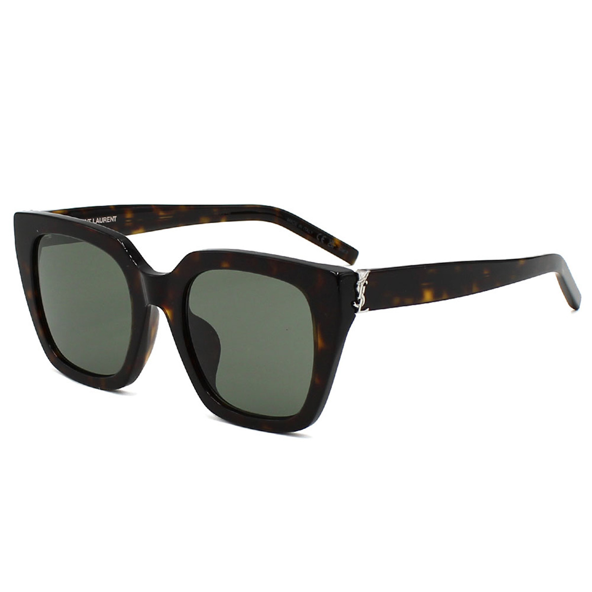 サンローラン Saint Laurent サングラス アジアンフィット アイウェア UVカット スクエア SL M143/F-002 メンズ レディース ユニセックス ハバナ+グレー