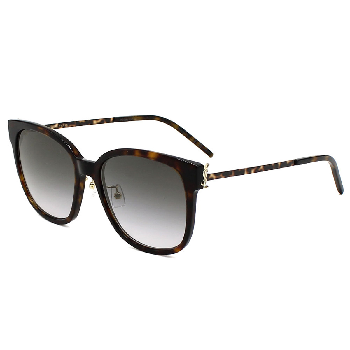 サンローラン Saint Laurent サングラス アジアンフィット アイウェア UVカット スクエア SL M48S_C/K-004 メンズ レディース ユニセックス ハバナ+グレーグラデーション