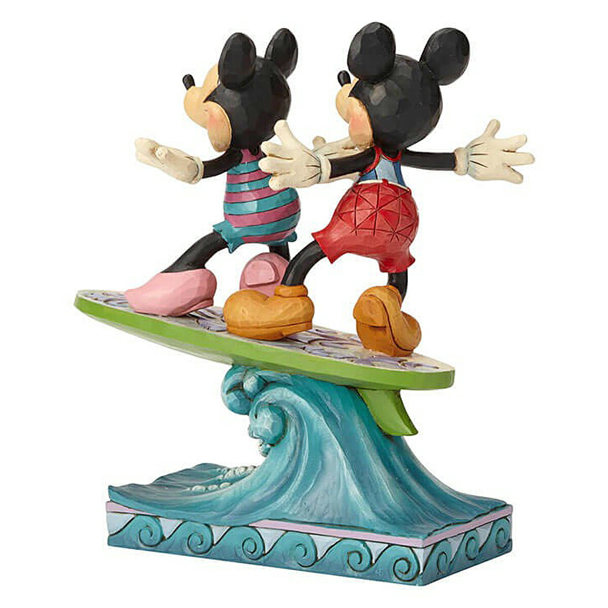 在庫限り ジムショア Jim Shore ディズニー トラディション Disney Traditions ミッキー ミニー サーフボード フィギュア 置物 人形 インテリア Www Tonna Com