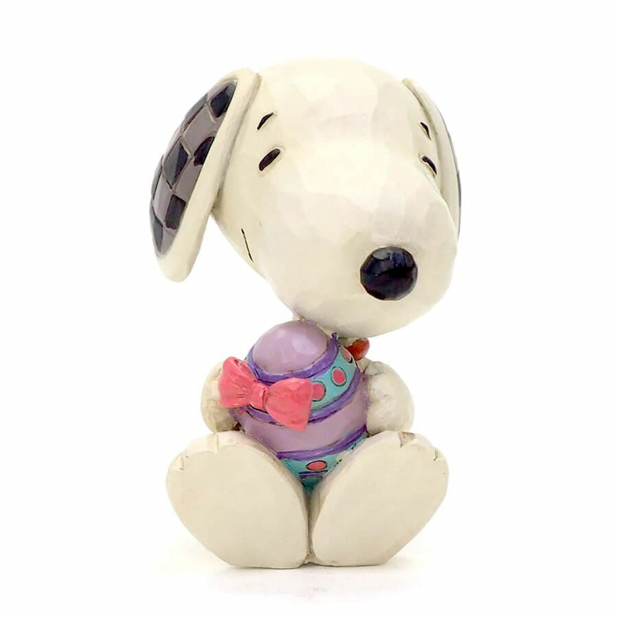 ジムショア Jim Shore ピーナッツ Peanuts 置物 フィギュア 人形 スヌーピー イースターエッグ ミニ 木彫り調 新品 Loeschenart Com