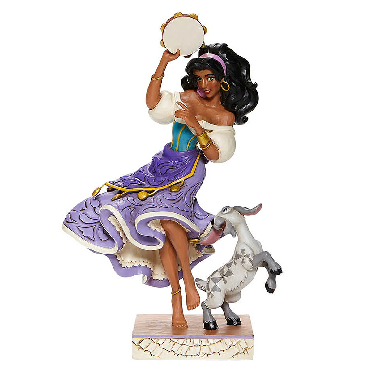 高い素材 楽天市場 ジム ショア Jim Shore ディズニー トラディション Disney Traditions エスメラルダ ジャリ パープル系マルチカラー 置物 インテリア 木彫り調フィギュア Salada Bowl おしゃれブランド通販 公式 Www Hcrcm Com