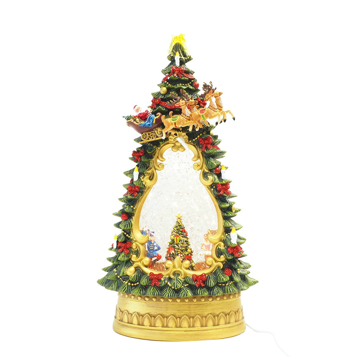 【新品】リキッドLED ナッツクラッカー シアターオブジェ くるみ割り人形 楽天市場】リキッド LED ナッツクラッカー シアター ホワイト