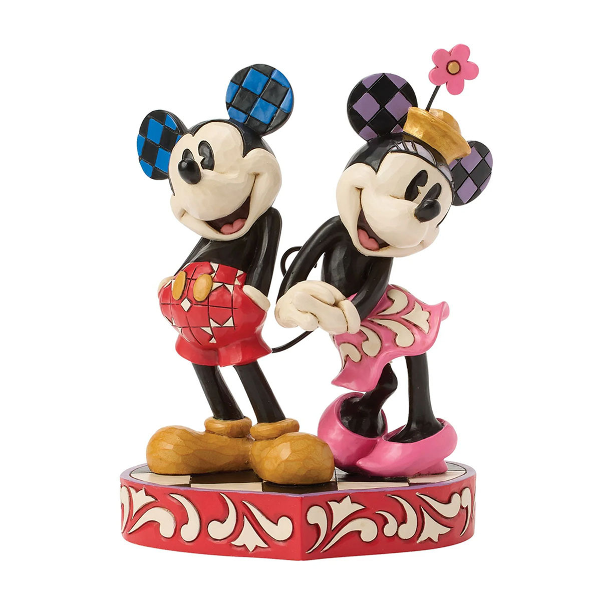 ジム ショア Jim Shore ディズニー トラディション Disney Traditions ミッキー＆ミニー テイルズ オブ トゥルーラブ 置物 フィギュア 人形 6017844 ミッキーマウス ミニーちゃん インテリア