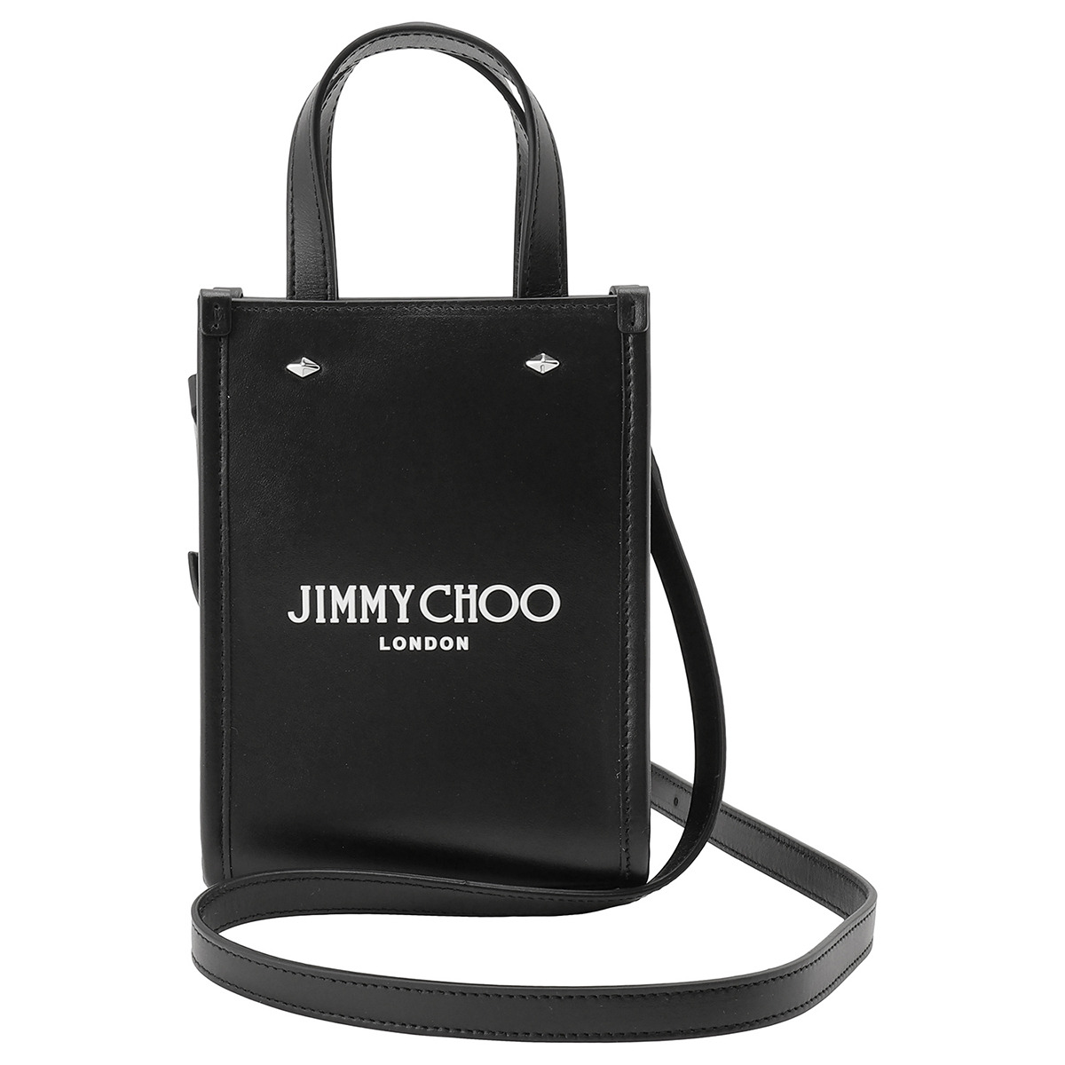 JIMMY CHOO 2way ショルダーバッグ レザー 肩がけ ハンドバッグ JIMMY CHOO ジミーチュウ ライリー レザー2WAY ショルダーバッグ