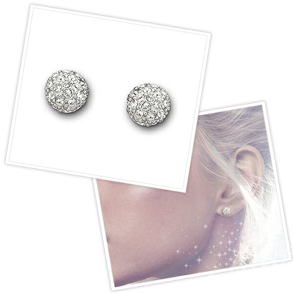 Salada Bowl Swarovski Pierced Earrings Emma Swarovski