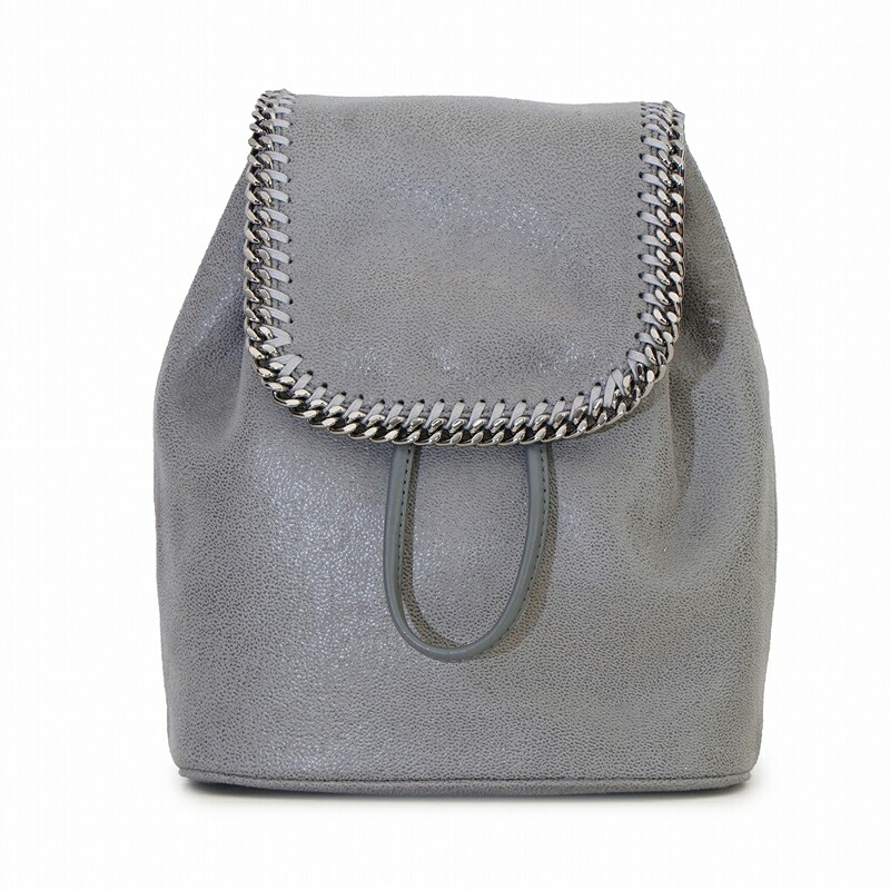 ステラマッカートニー STELLA McCARTHNEY 背嚢 560624 W9132 1220 FALABELLA MINI BACKPACK フェラベラ ミニ うしろ側容器に並べる LIGHT GREY ともし火薄墨色