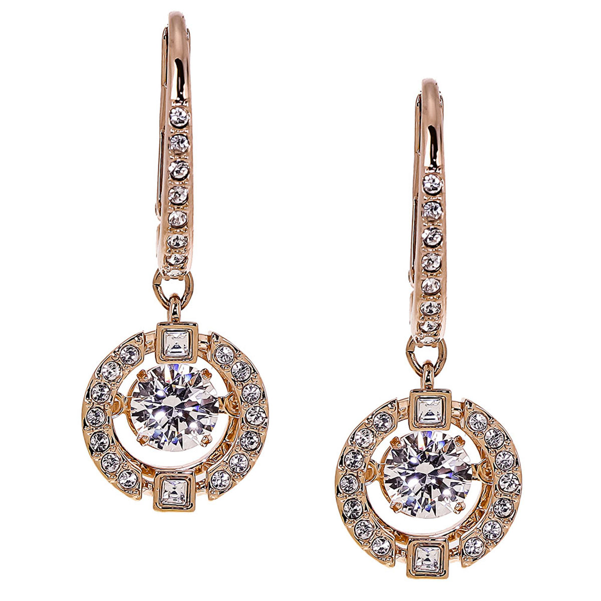 【美品】Swarovski Sparkling Dance ドロップピアス SWAROVSKI｜【公式】【スワロフスキー】Swarovski Sparkling