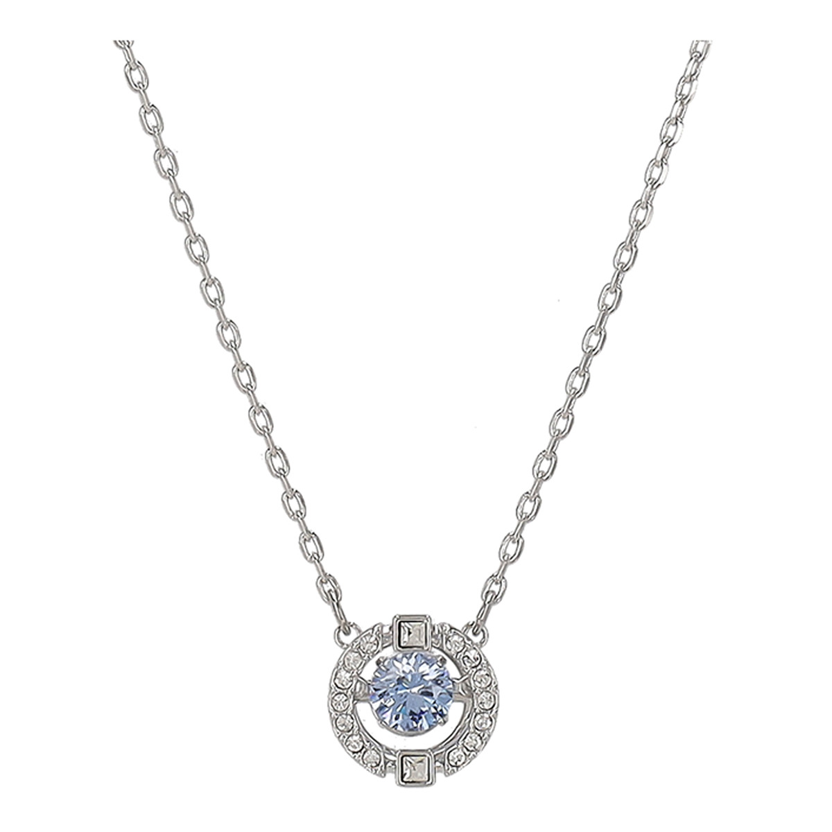 スワロフスキー swarovski アクセサリー ネックレス ペンダント 5604195 SPARKLING スパークリング レディース シルバー+ブルー｜Salada Bowl-おしゃれブランド通販