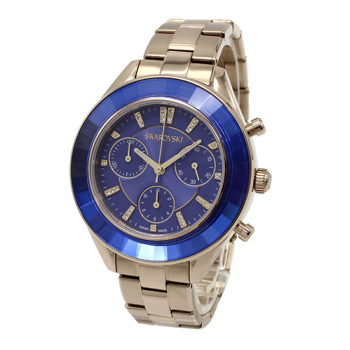 スワロフスキー swarovski 腕時計 ウォッチ Octea lux sport オクティア ラックス スポーツ 5632481 レディース ブルー+シャンパンゴールド 海外モデル 42,600円