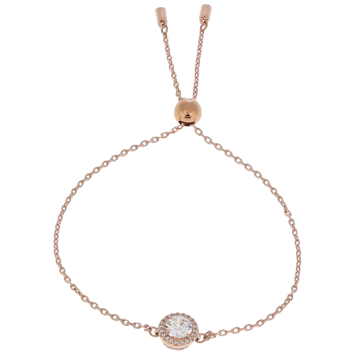 スワロフスキー☆ブレスレット SWAROVSKI Angelic ローズゴールド Una Angelic ブレスレット, ラウンドカット, パヴェ, 中